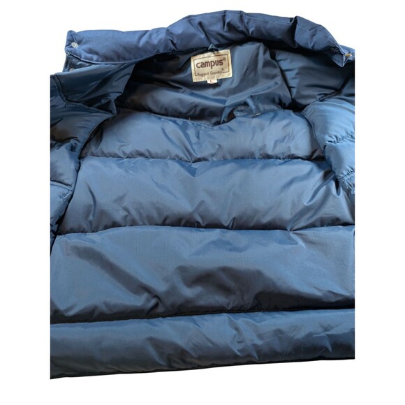 VTG 70's Campus RARE Winter Vest Down/Feather Filling Mens L Retro - Picture 3 of 7